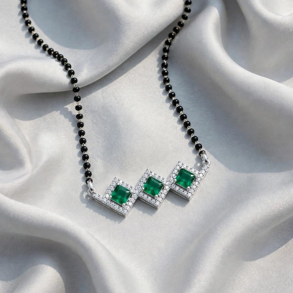 925 Sterling Silver Mangalsutra for Women | Elegant Traditional Silver Mangalsutra