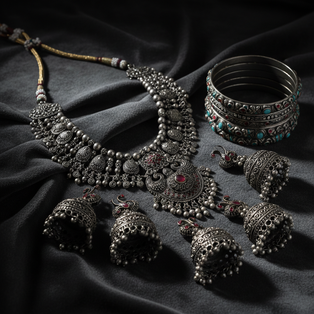Oxidised Silver Jewellery