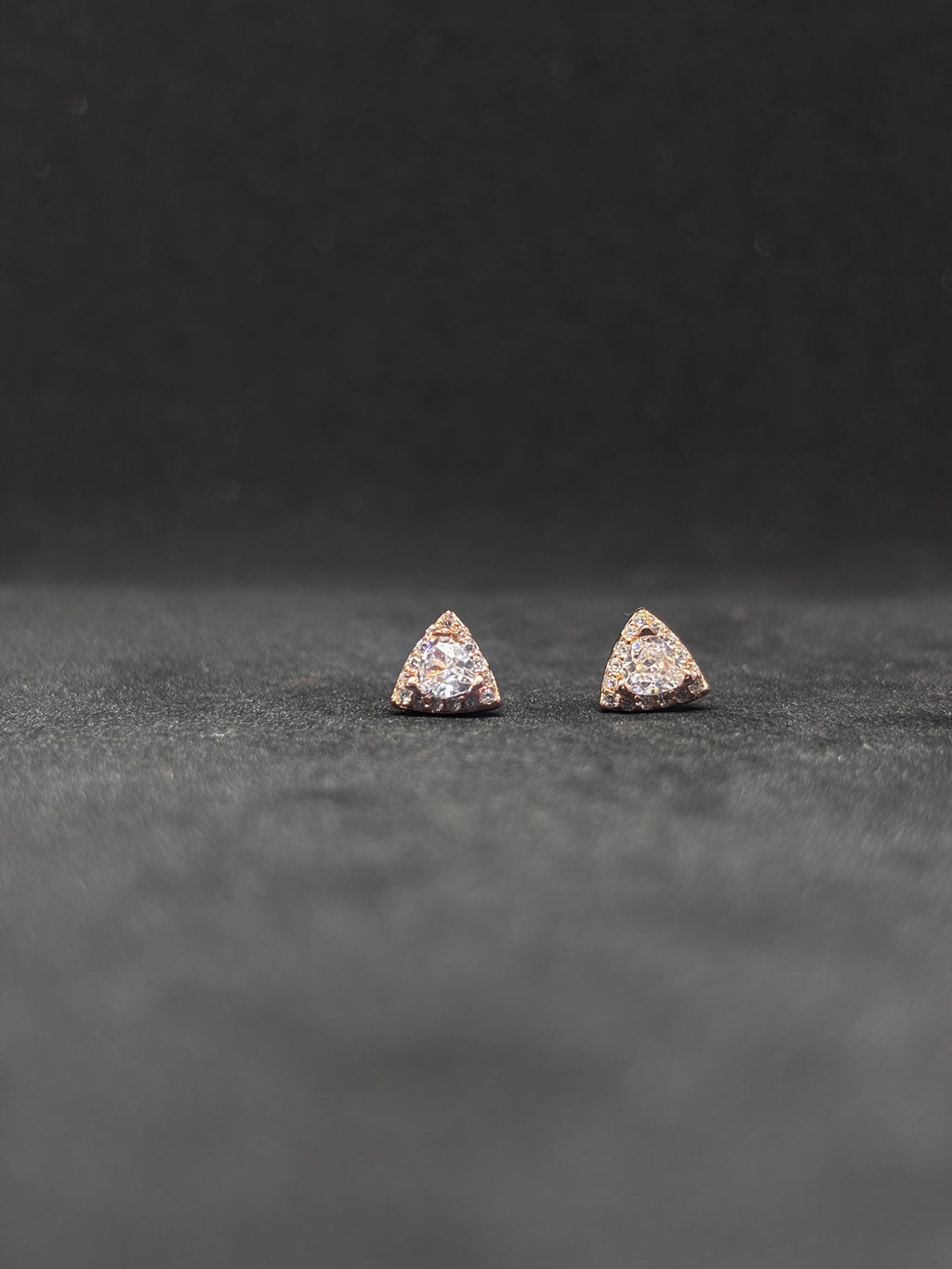Silvo rose gold studs